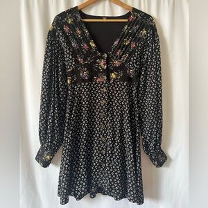 Free People Wonderland Mini Dress, XS